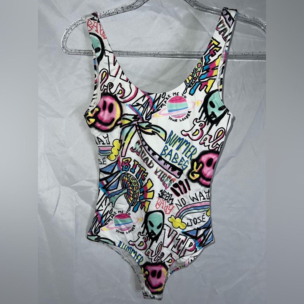 Colorful Bodysuit Bathing Suit